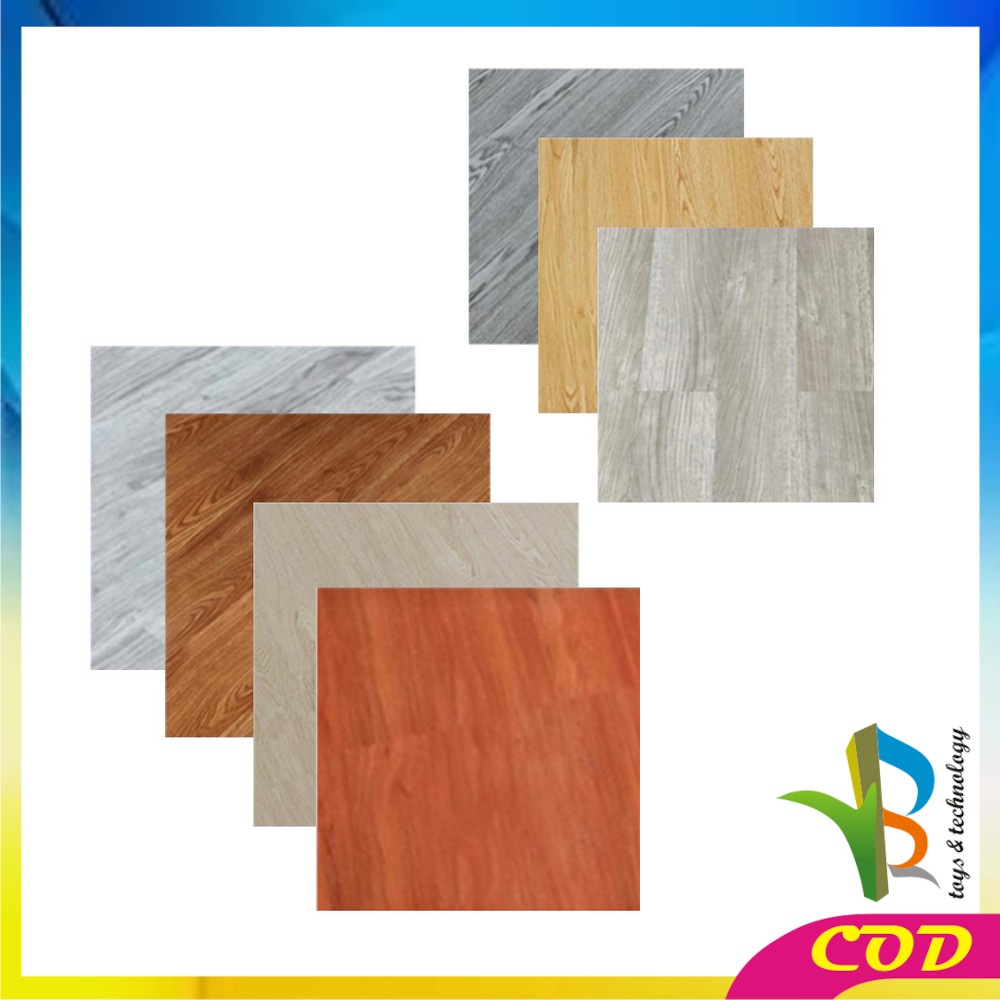 RB-C210 Parket Lantai Vinyl + Perekat / Stiker Lantai Vinyl Motif Kayu Premium / Sticker Lantai Kayu