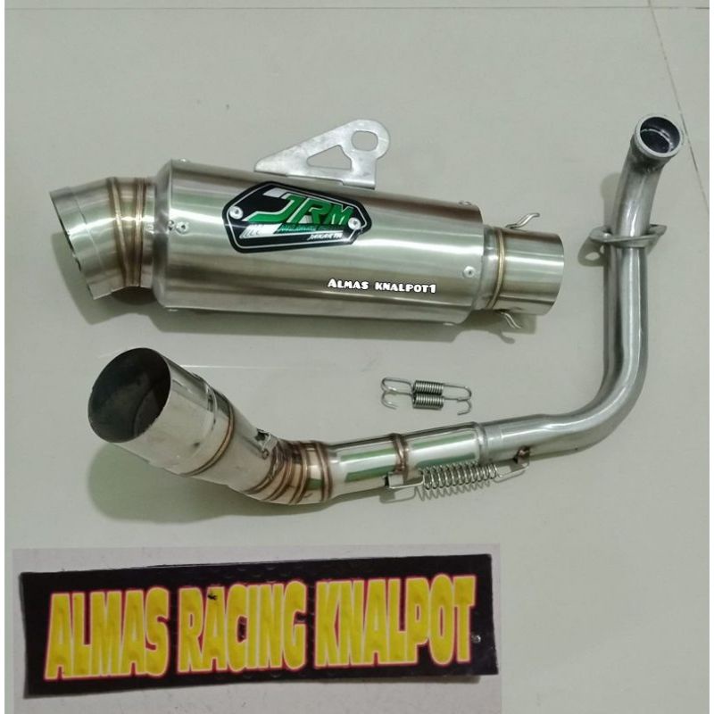 KNALPOT RACING JRM JOYO RACING MUFFLER SATRIA FU SONIC 150 MX 135 JUPITER Z VEGA VIXION SHOGUN SUPRA