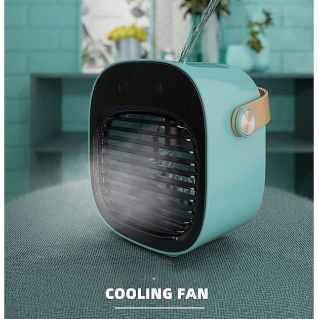 JENNIOEM Kipas Cooler Pendingin Ruangan Mini Air Conditioner AC Arctic - F12 - Green