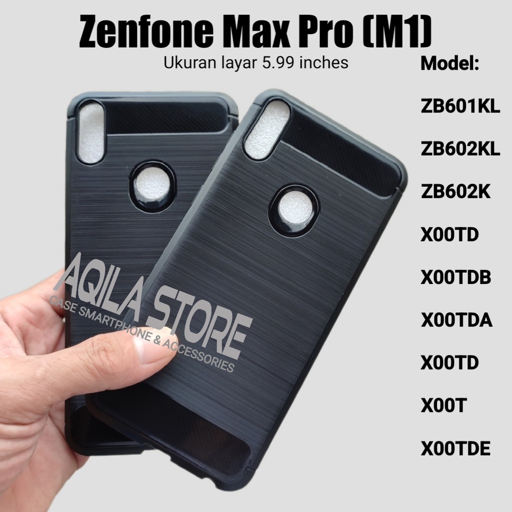 Softcase Rugged Asus Zenfone Max Pro M1 ( ZB601KL, ZB602K, ZB602KL, ASUS_X00TD, X00T, X00TDE, X00TD,
