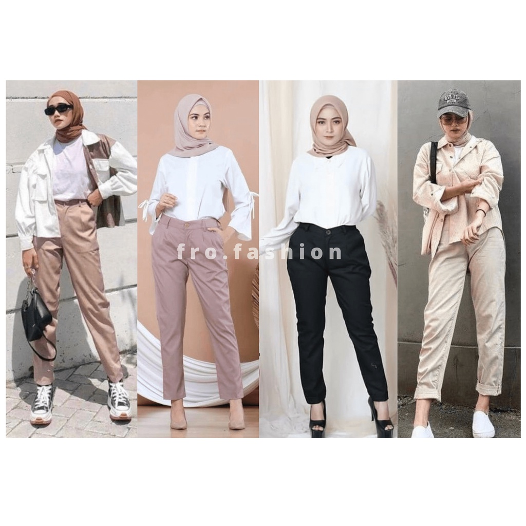 Celana Panjang Wanita Baggy Pants Premium