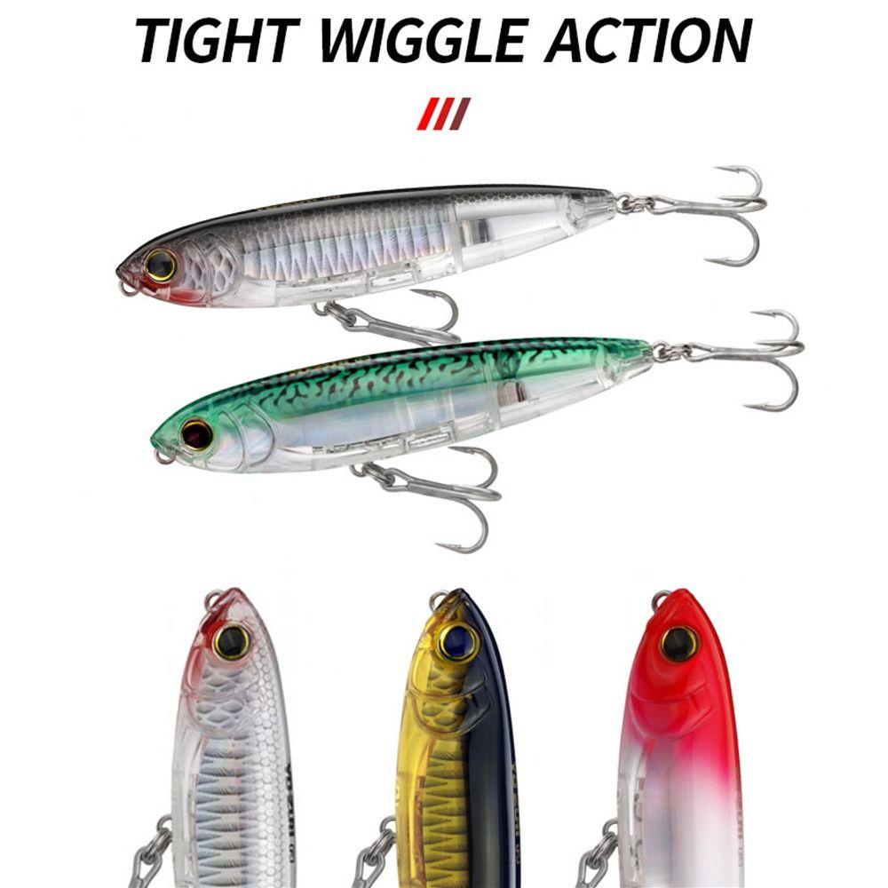 Preva Umpan Ikan Kecil Mengambang Desain Jepang9071Kopbaits Tackle Bergaris bass Musim Dingin Memancing Top Water Lure
