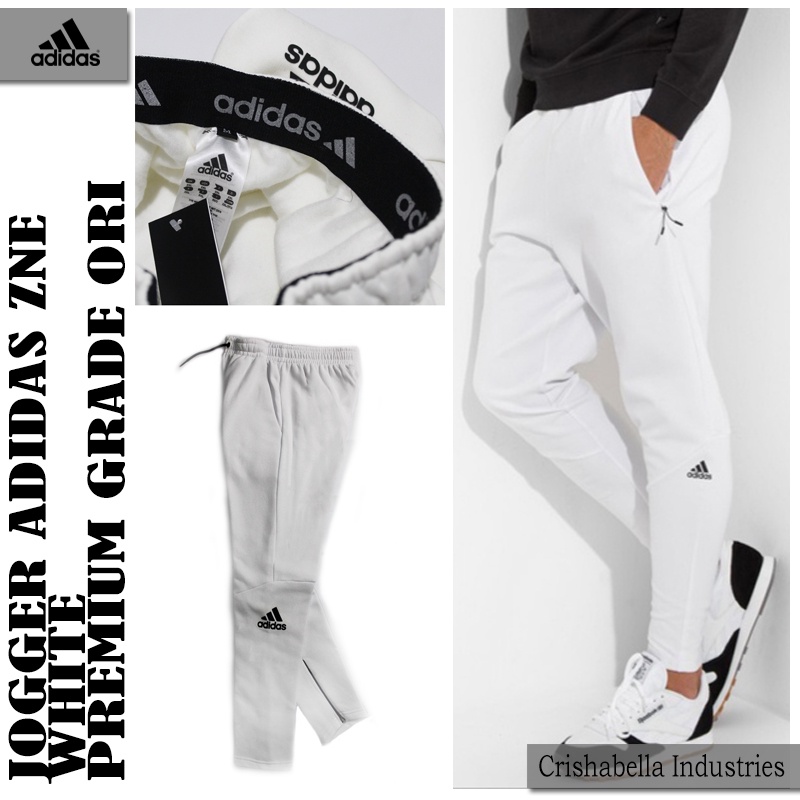 Celana Jogger Adidas Zne Putih Unisex Pria dan wanita Premium Quality