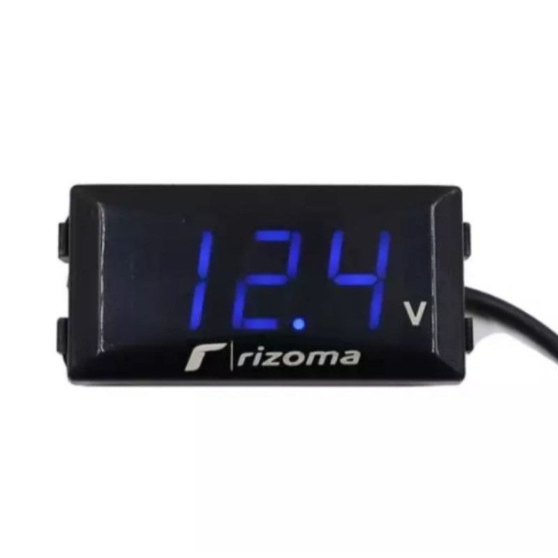 Volt Meter Rizoma Voltmeter Rizoma Volt Meter Motor VoltMeter Aki Digital Alat Pengukur Aki Motor termurah