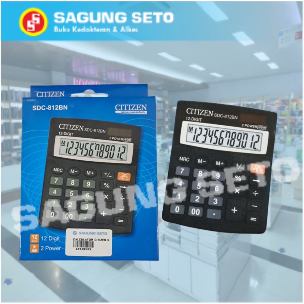 

CALCULATOR CITIZEN SDC-812BN / KALKULATOR