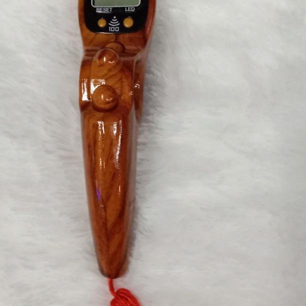 Tasbih Digital Premium Motif Kayu Marmer Led Alarm Per 100 Bunyi - warna S 20