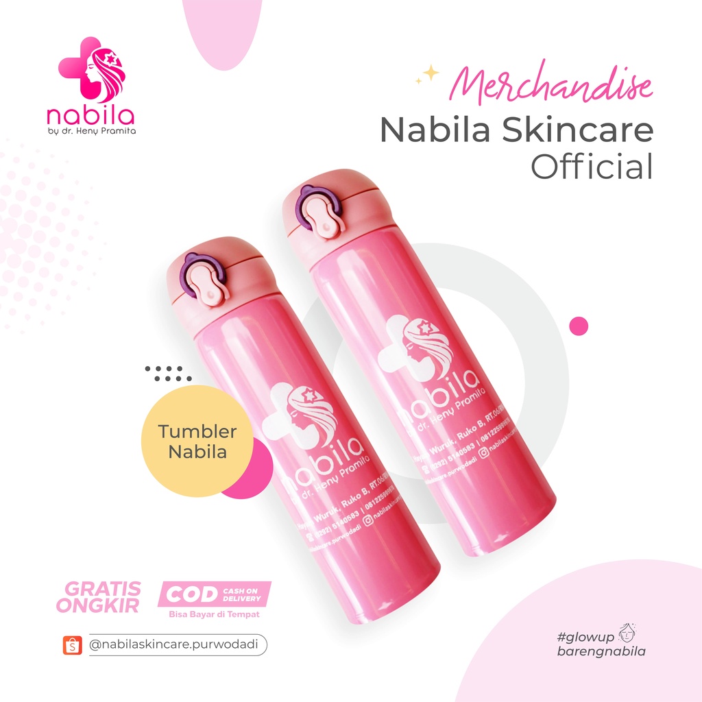 TUMBLER NABILA - MERCHANDISE NABILA SKINCARE OFFICIAL