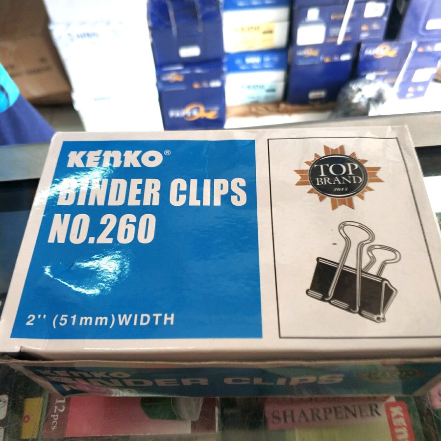 

Binder Clips Kenko No 260 1 Box