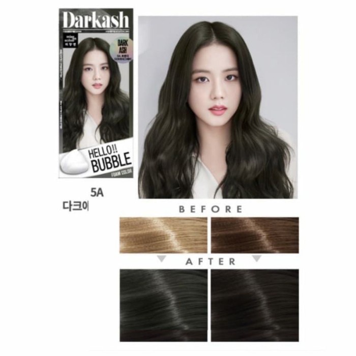 KPOP MISE EN SCENE HELLO BUBBLE X BLACKPINK ASH TAUPE DARK ASH SEMIR