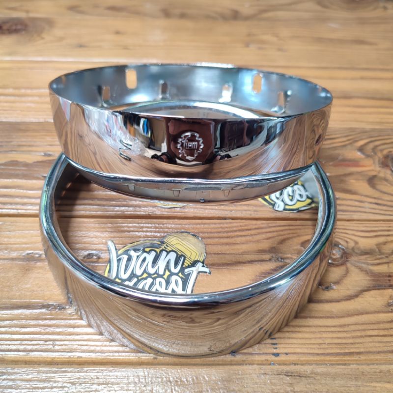 RING HEADLAMP REFLEKTOR LAMPU VESPA VBB SIEM RING LAMPU VESPA SIEM VBB VBA SIEM