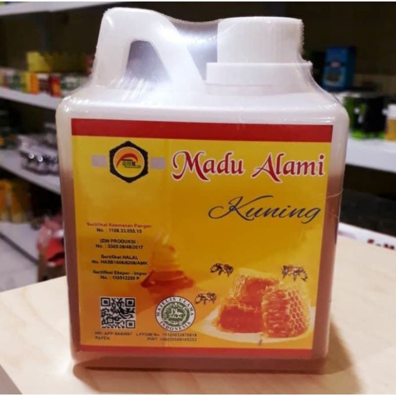 

Madu Alami Kuning AMK 500 gr Madu Murni Asli Original 100%