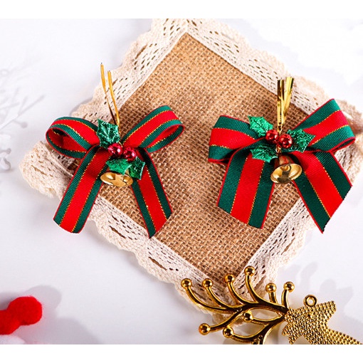 

Pita Natal Satuan Bentuk Pita Lonceng Hiasan Hampers Natal Christmas