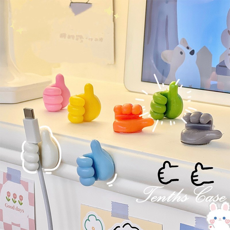 Strap Pelindung Kabel USB / Mouse / Headset / HDMI / Handphone Model Jempol