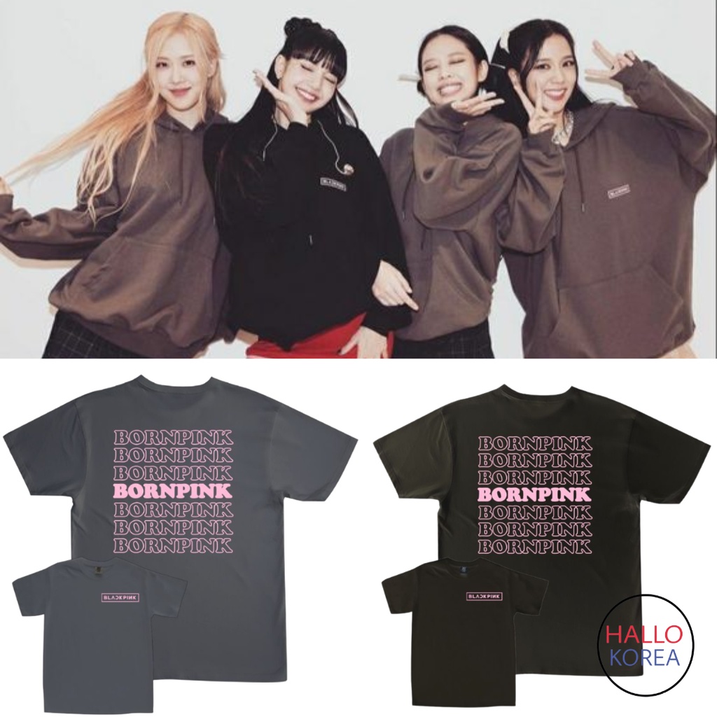 Kaos Blackpink Bornpink Tour Jennie Lisa Jisoo Rose Blackpink Kpop Murah