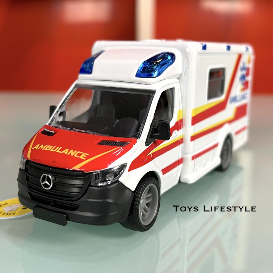 Mobil Majorette Diecast Mercedes Benz Sprinter Ambulance (BUNYI NYALA)