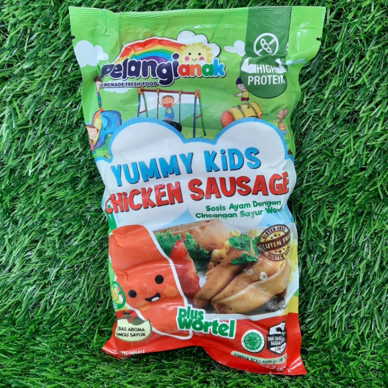 

Sosis ayam yummy kids pelangi 7pcs