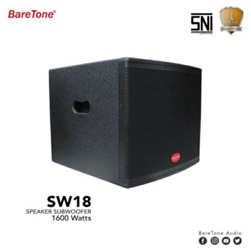 subwoofer 18 inch baretone sw18 speaker subwoofer active 18 inch