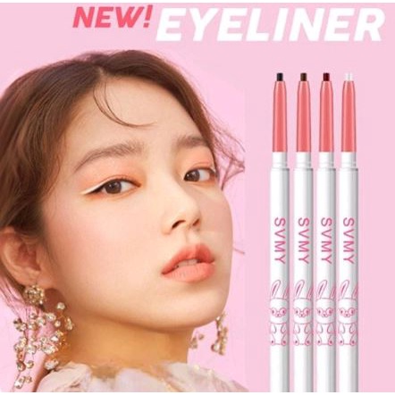 SVMY Eyeliner Mata Pink White Twisted Waterproof Tahan Air DJ 865