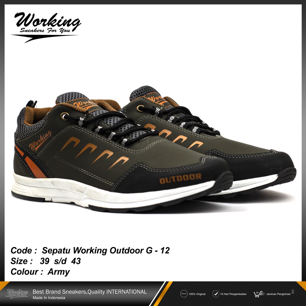 Working Sneakers For You Sepatu Kasual Sport G-12