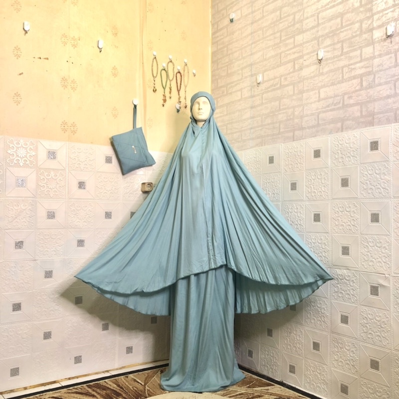 Mukena Rayon Polos mukena Rayon amotif