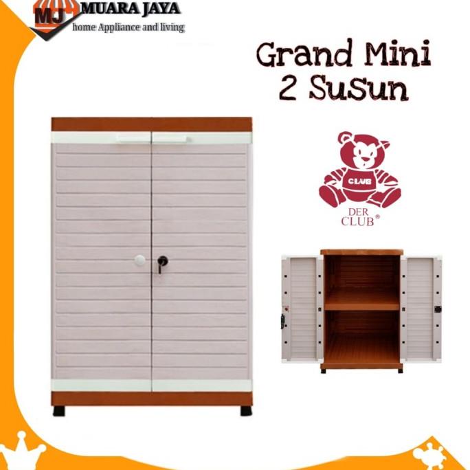 

lemari plastik club grand mini susun 2 stock ready