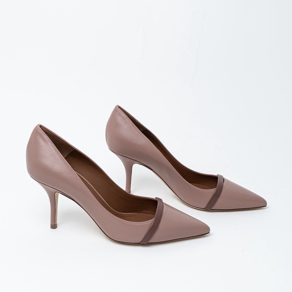 Malone Souliers Rina 70 Pumps Deep Taupe 100% Original