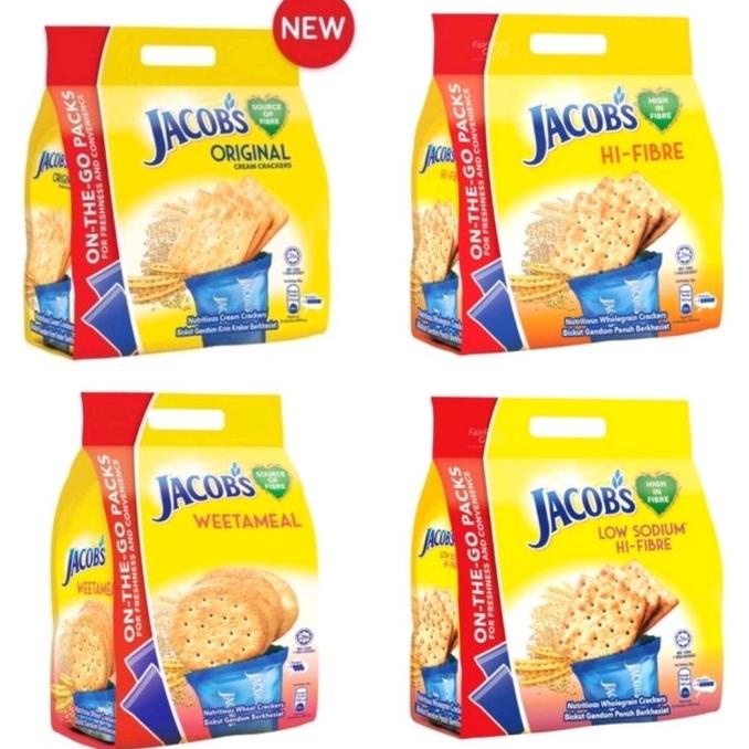 

Weetameal 8 packs Biskuit Jacobs Jacob's 600gr cream cracker malay