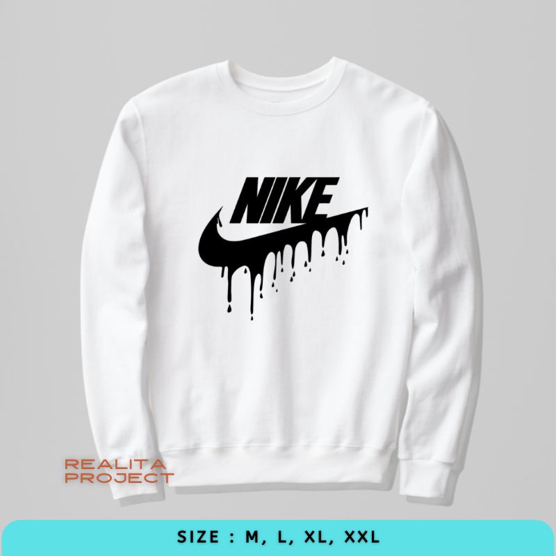 Sweater Sweatshirt Crewneck unisex distro nik* air force air jordan big size