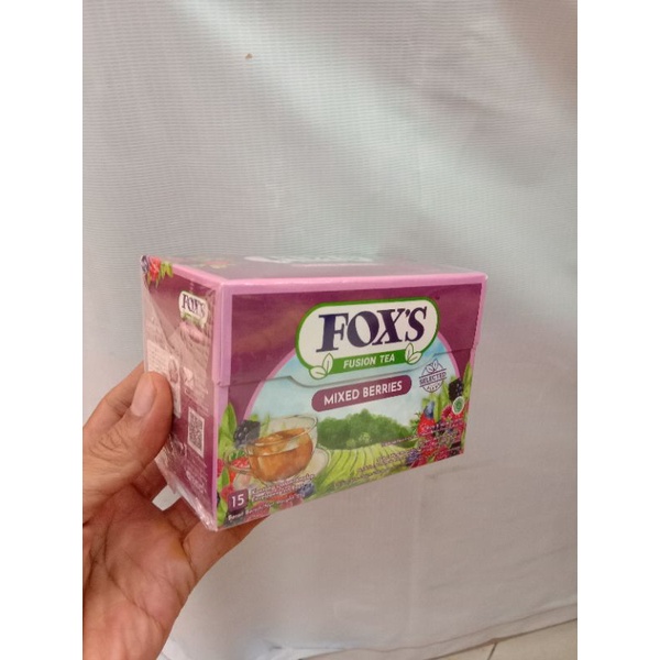 FOX'S FUSION TEA BOX 15s Rasa Mixed Berries & Lychee