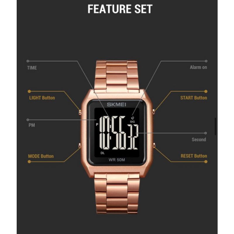 Jam Skmei 1879 original bergaransi free gift box