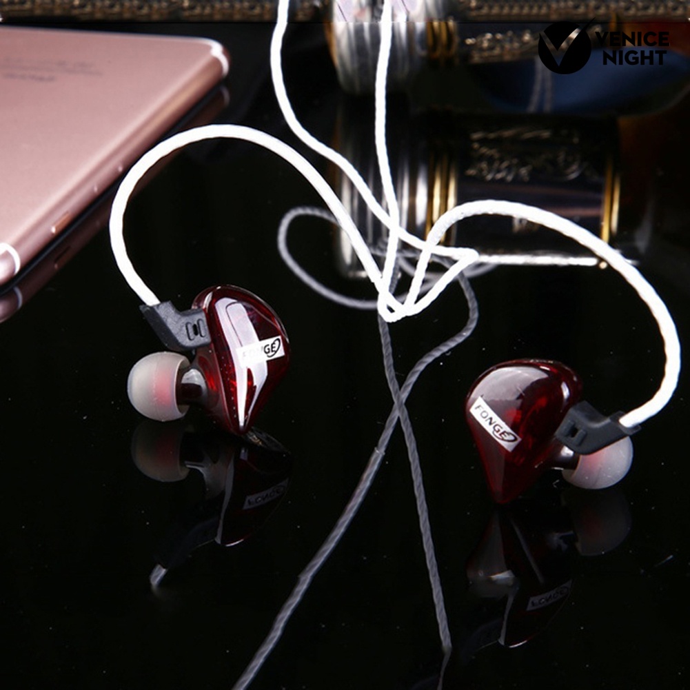 (VNEP) (Berkabel) Tahan Air Sport Super Bass Earphone In Ear HiFi Earbuds dengan Mic untuk Smartphone