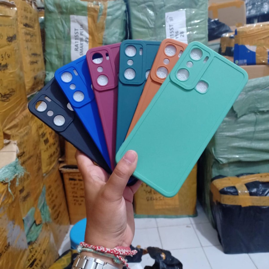 Case Pro Camera Macarone Infinix hot 12 Pro
