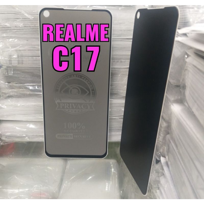 REALME C17 TEMPERED GLASS SPY PELINDUNG LAYAR HANDPHONE