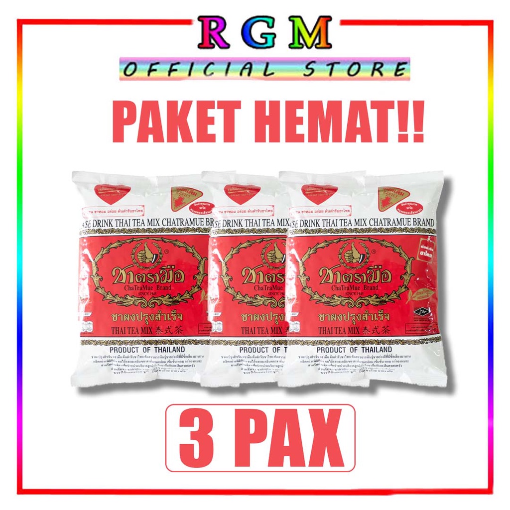 

RGM PAKET HEMAT THAI TEA ORIGINAL 400gr x 3bungkus