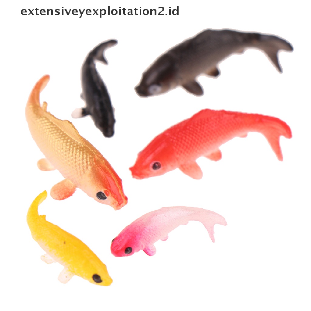 5pcs / Set Mainan Miniatur Ikan Mas Untuk Aksesoris Rumah Boneka