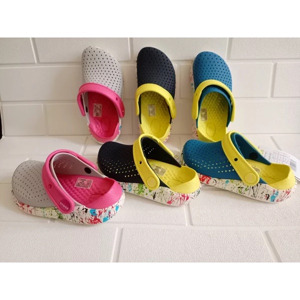 Crocs Literide Clog Motif Kids N Junior Crocs Literide Clog Motif Crocs Kids Junior