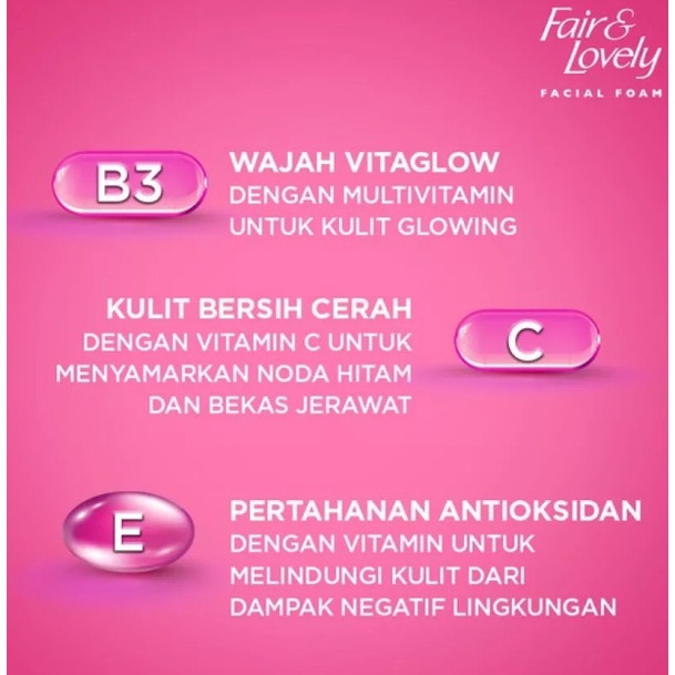 GLow lovely facial foam 100g.ukuran besar