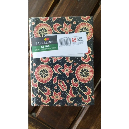 

buku tulis sampul tebal 100lembar A6 paperline