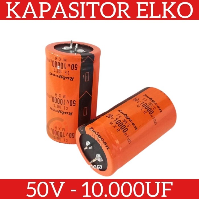 ORANYE ELKO Capacitor Kapasitor Elco 10000uf 10000 uf 50V 50 Volt