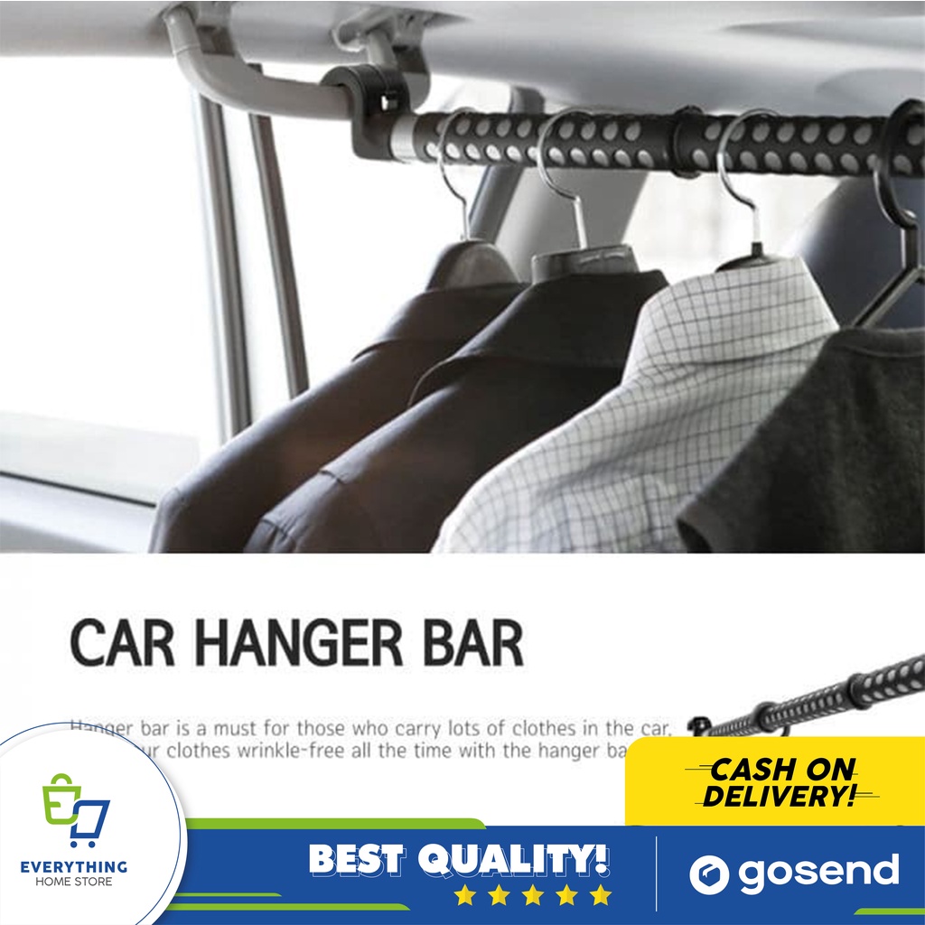 Gantungan Baju Mobil Telescopic Hanger Hook Baju EHS