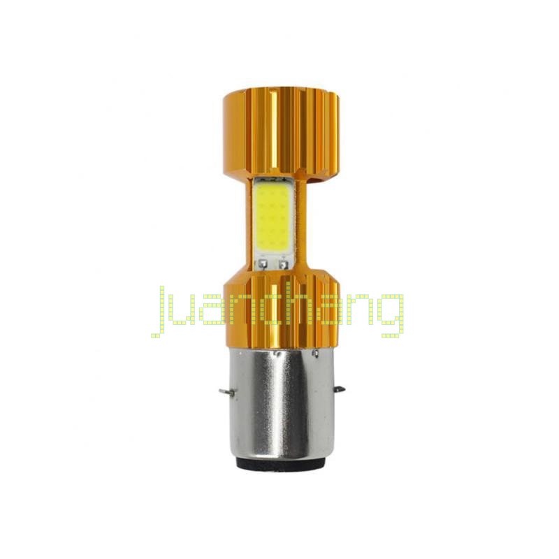 Lampu Depan COB H4 PD15 BA20D Model Cakar Tunggal Untuk Motor H4