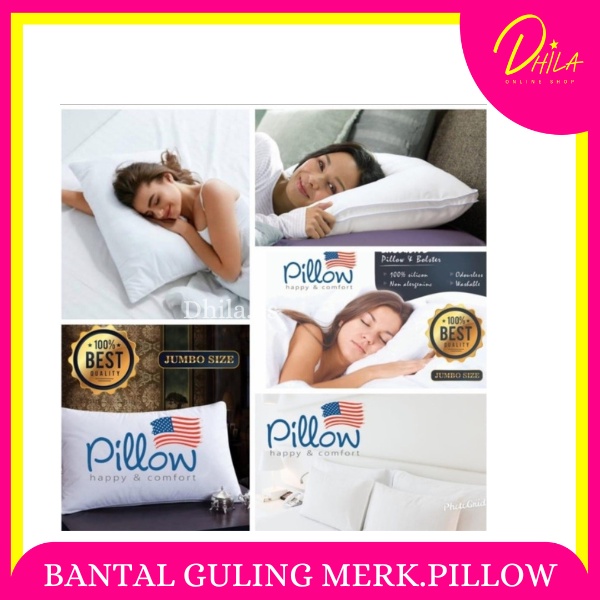 Pillow Bantal Tidur | Bantal Guling Merek Pillow | Bantal Hotel | Bantal Pillow | Guling Pillow