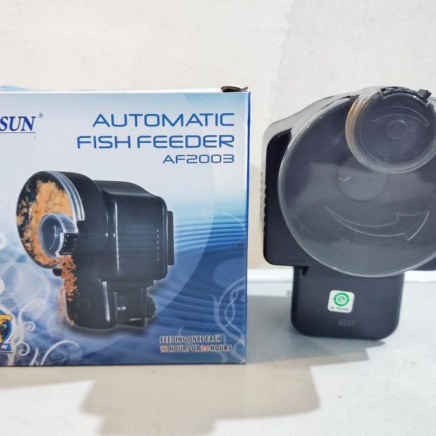 Auto Fish Feeder Mesin Pemberi Makan Ikan Otomatis