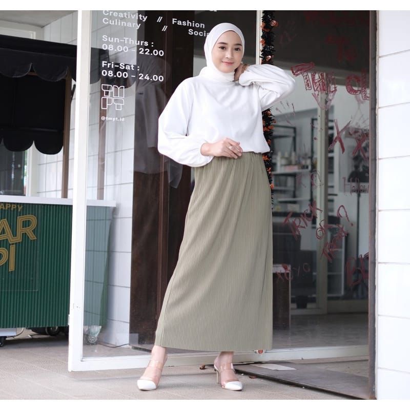 Rok  span plisket lidi 504 hyget