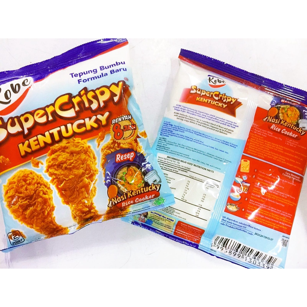 

Tepung Bumbu Kobe Super Crispy KENTUCKY Kemasan 200 gr Renyah