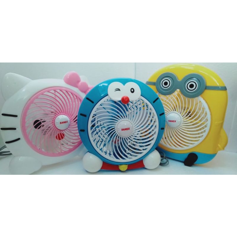 KIPAS ANGIN KARAKTER DORAEMON / KIPAS ANGIN SANEX DORAEMON/KIPAS ANGIN HELLO KITTY /KIPAS ANGIN SANE