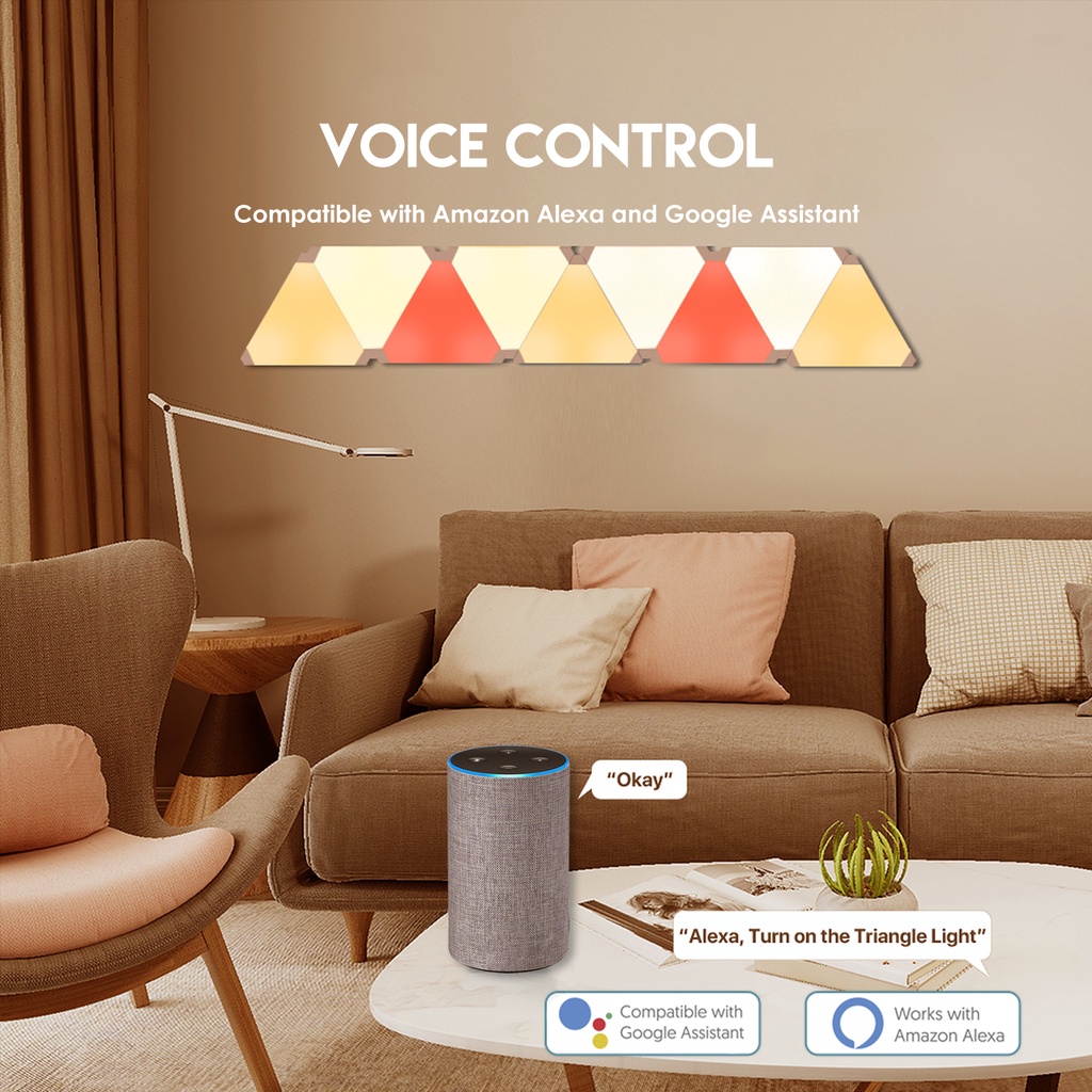 Fantech Smart RGB Triangle Light Panels ADD-ONS | SLP0103