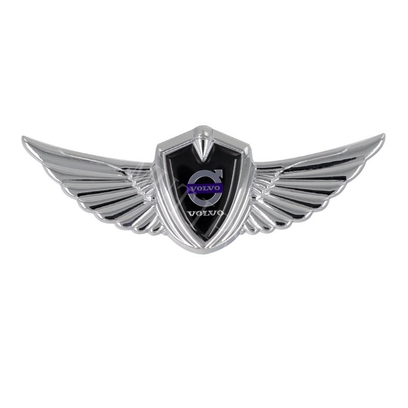 Stiker Emblem Logo Volvo 3D Bahan Metal Untuk Mobil S80 XC90 V60 XC40 XC60 S60