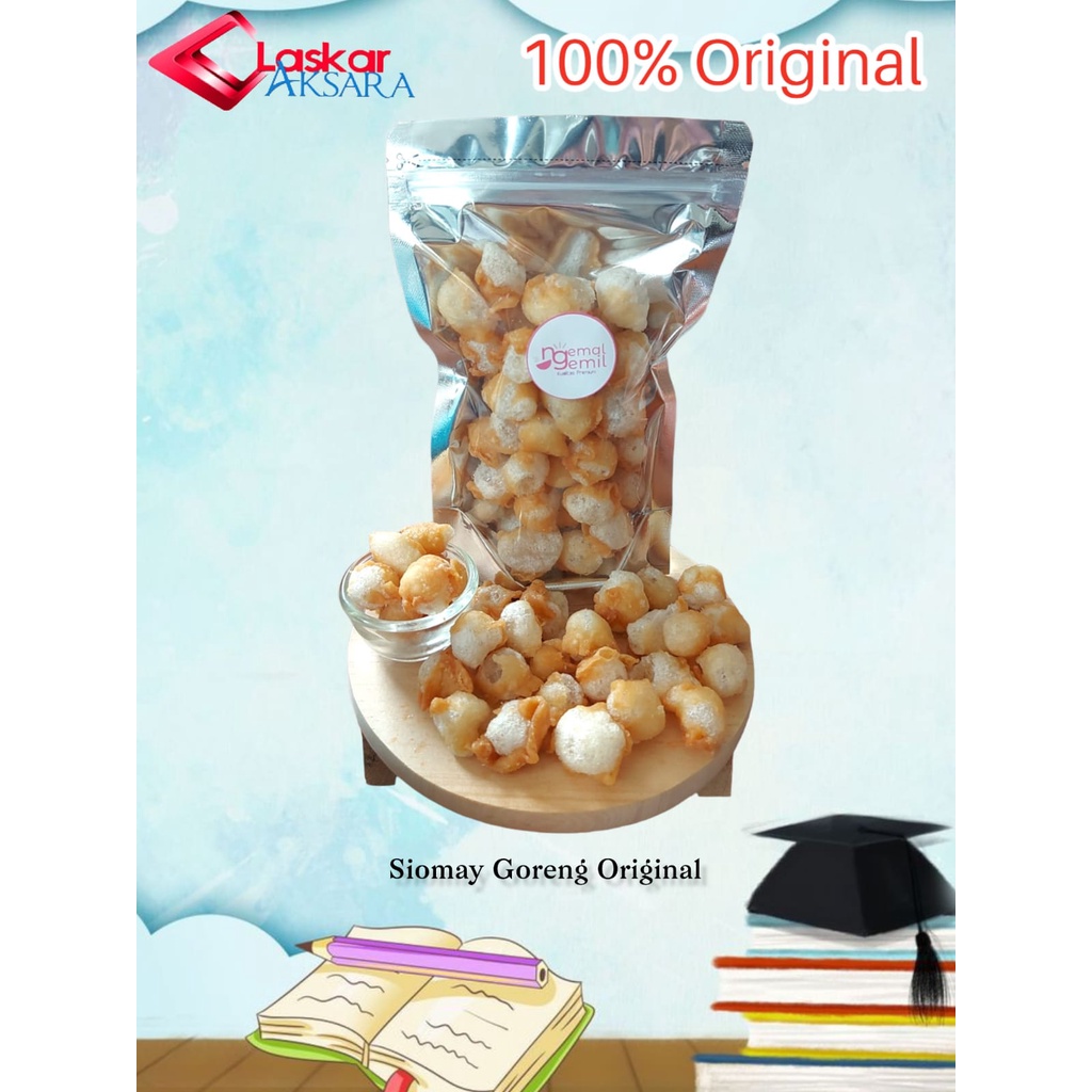 

Siomay Goreng Kering Mini Rasa Original Krupuk Siomai Kualitas Premium