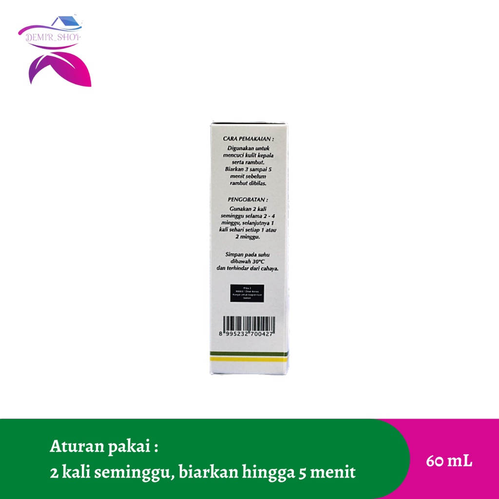 Ketomed Scalp Solution / Ketomed SS / Shampo Anti Ketombe 60ml / Ketokonazol 2% Shampo